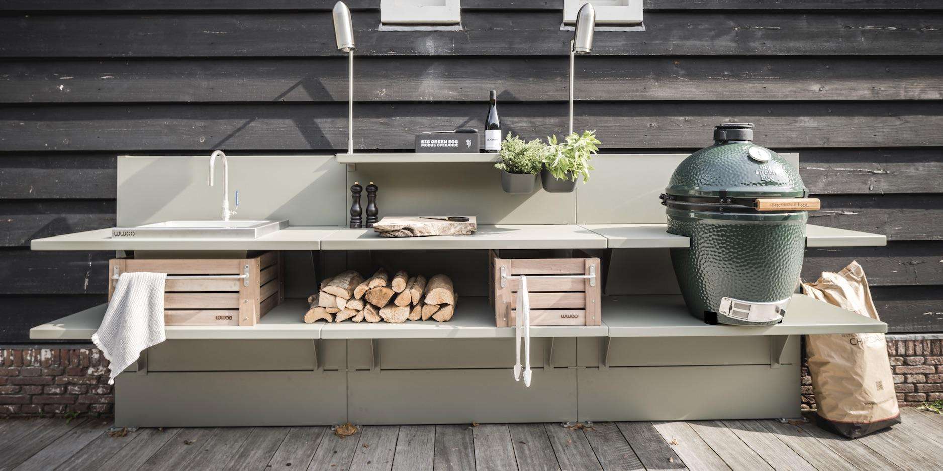 Schauen Sie sich die neuen Outdoor-Küchen aus Stahl von WWOO an