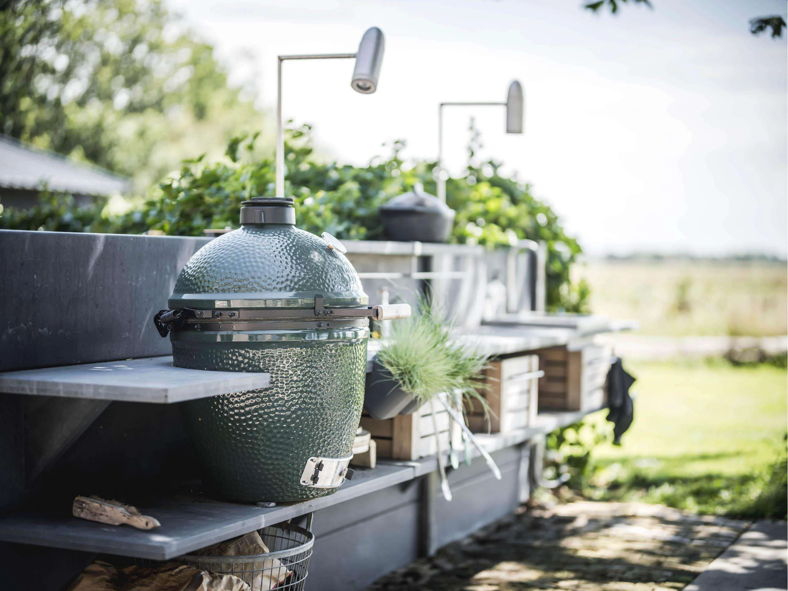 Buitenkeuken Kamado met accessoires Buitenkeuken