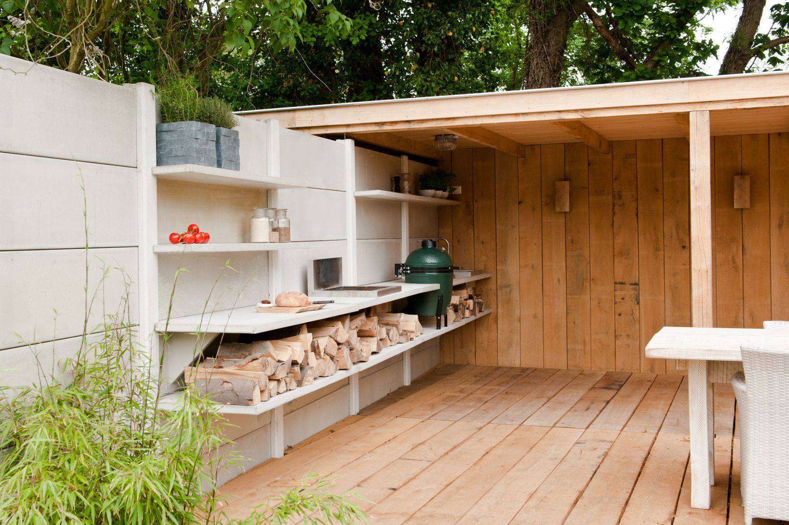Green Egg buitenkeuken veranda Green Egg buitenkeuken veranda