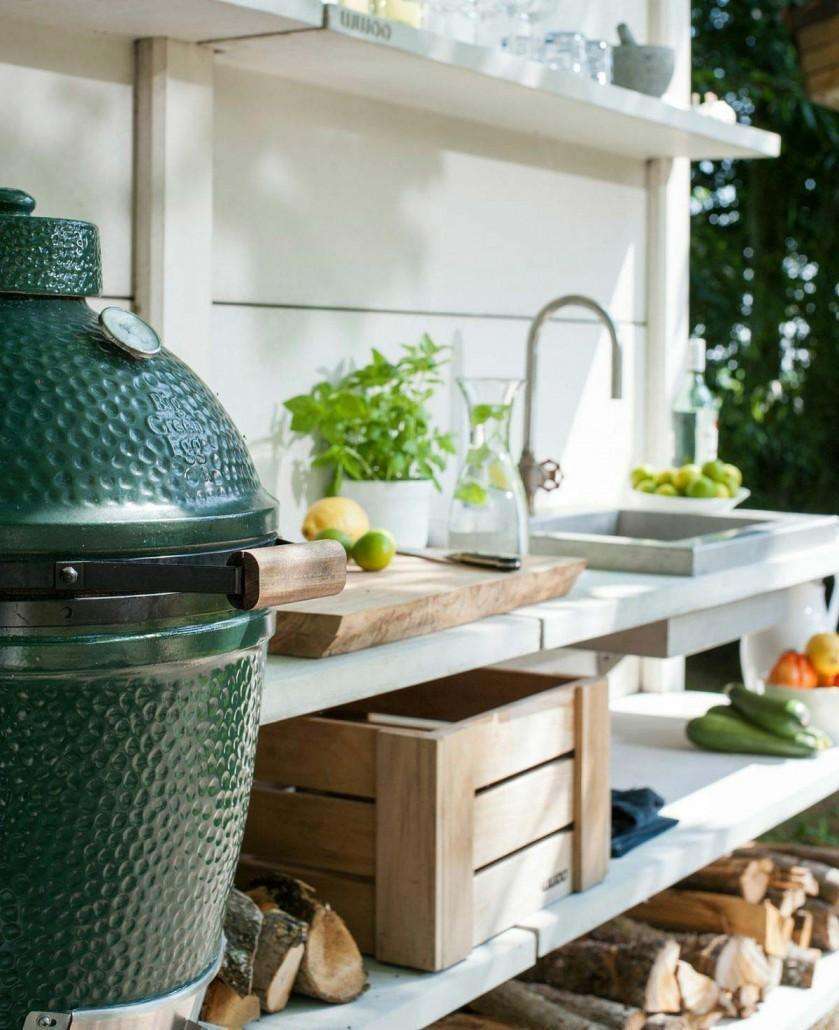 Big Green Egg samen met de WWOO buitenkeuken