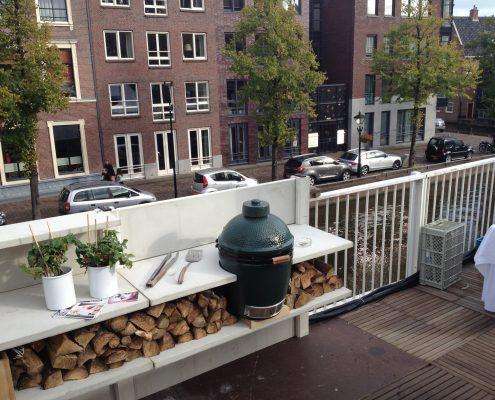 WWOO cuisine extérieure Alkmaar terrasse sur le toit