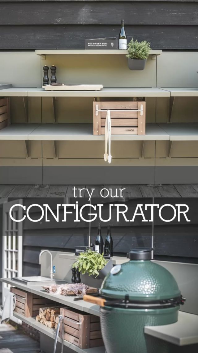 Be creative and see your idea becomes reality ✨ configurator link in bio
 #wwoooutdoorkitchen #configurator #gardendesign #outdoorliving